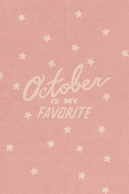 October is my Favorite - Set