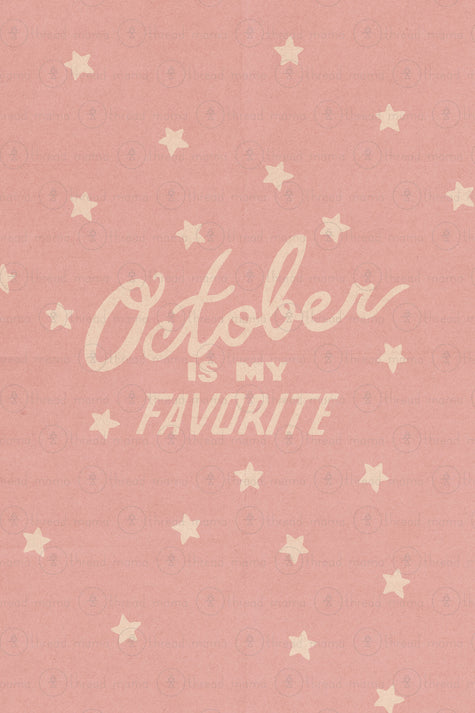 October is my Favorite - Set