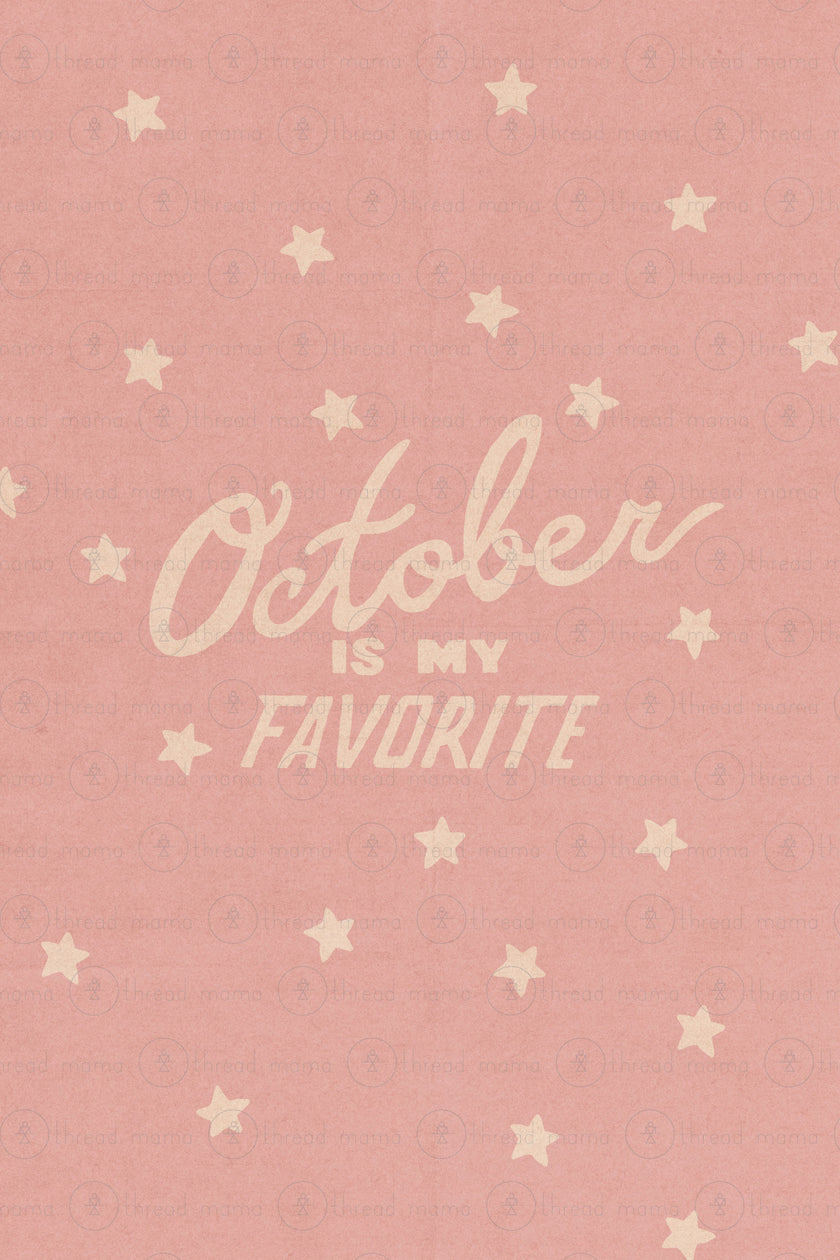 October is my Favorite - Set