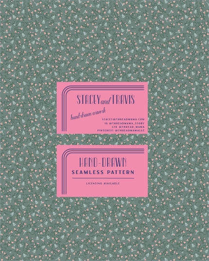 Pattern_091926_ChristmasFlorals - SET (Seamless)