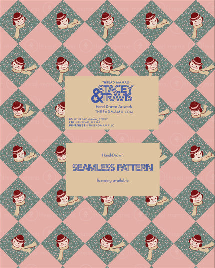Pattern_092126_SnowmanDiamonds (Seamless)