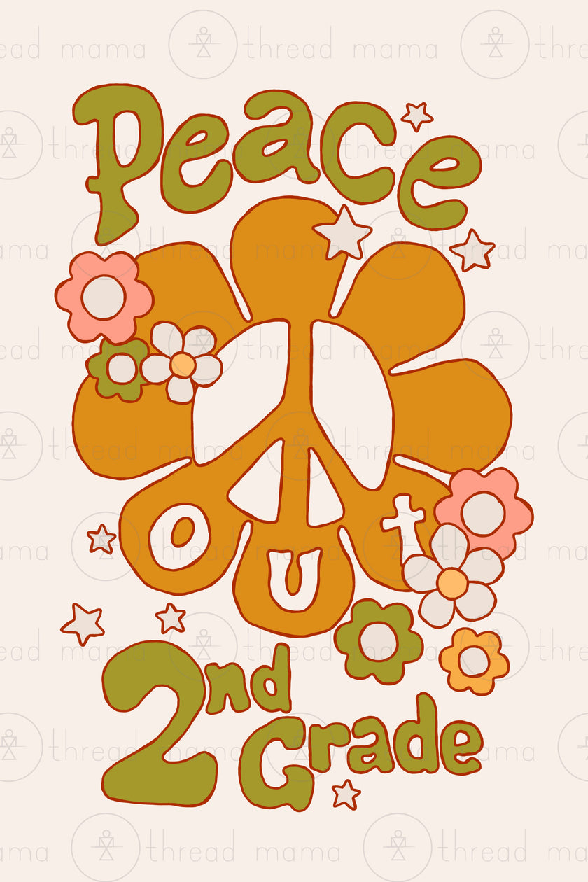 Peace Out (Last Day of School) - 3 Colorways included