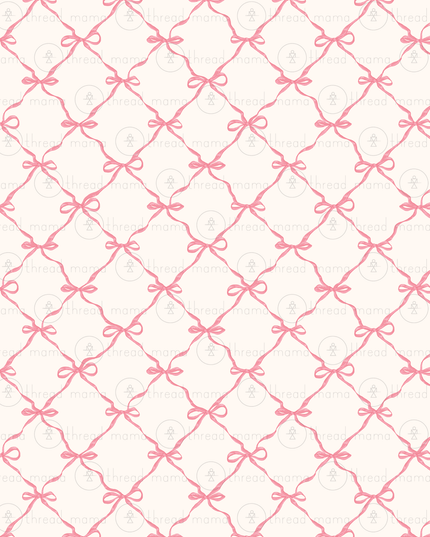 RepeatingPattern_091524B_PinkBows (Seamless)