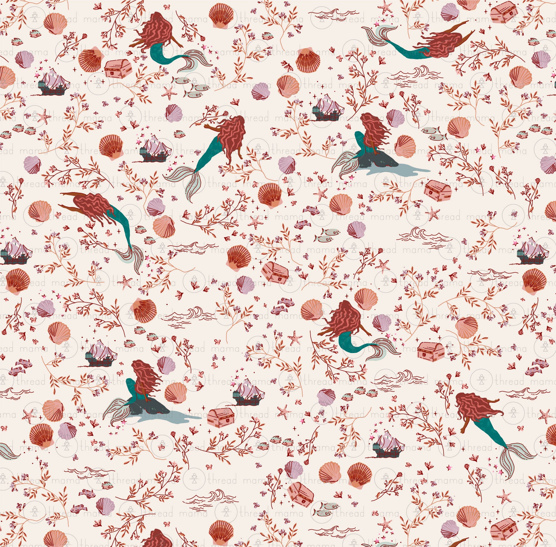 Repeating Pattern 242_E & F (Seamless) - Set – Thread Mama