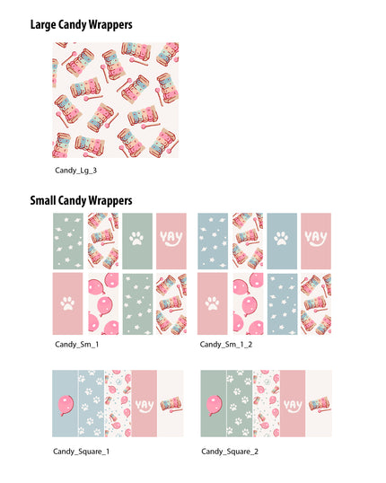 Blue-ish Party Tags and Flags