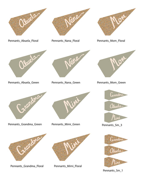 Mother's Day Tags and Flags (Vol.4)