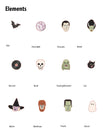 Halloween (Vol.4) - Group 1 (Graphic Elements)