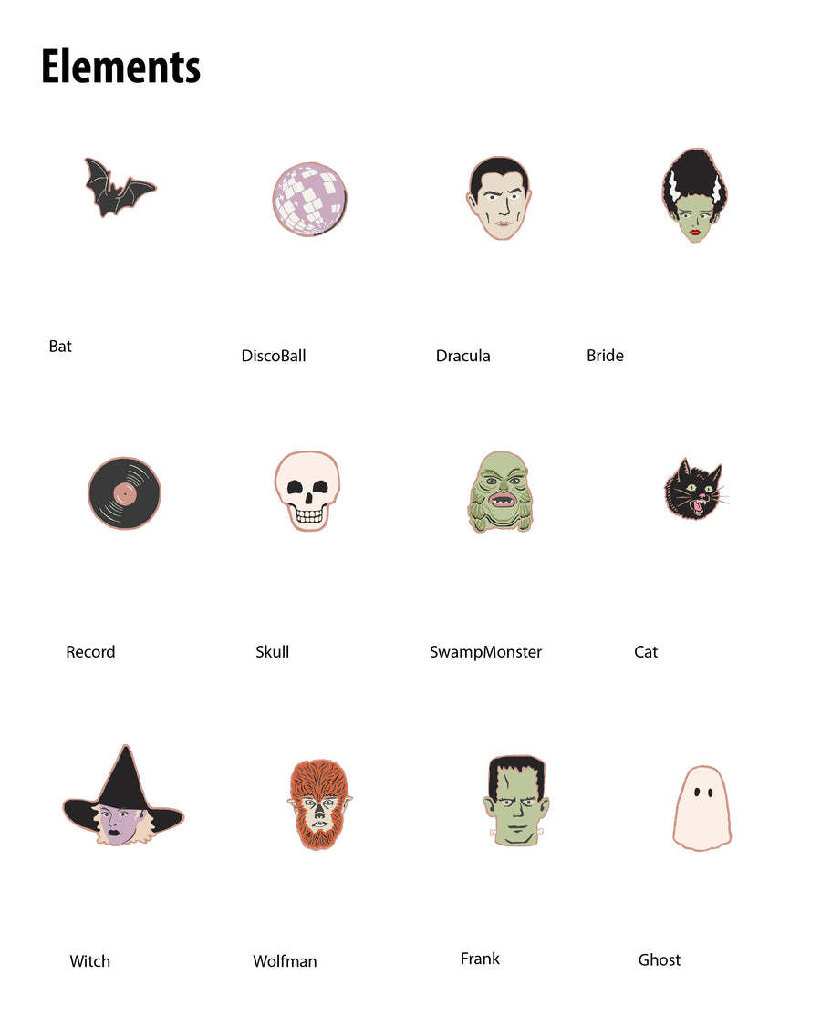 Halloween (Vol.4) - Group 1 (Graphic Elements)