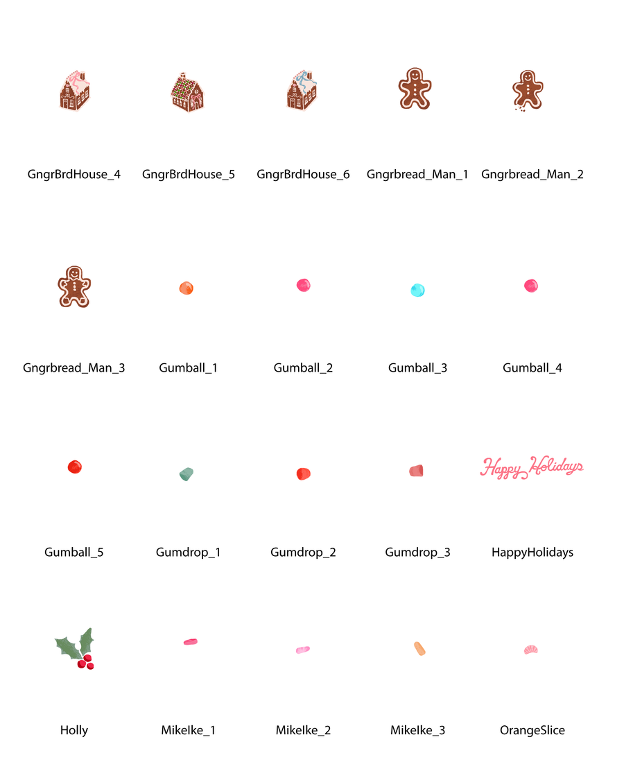 Christmas Graphic Elements (Vol.5)