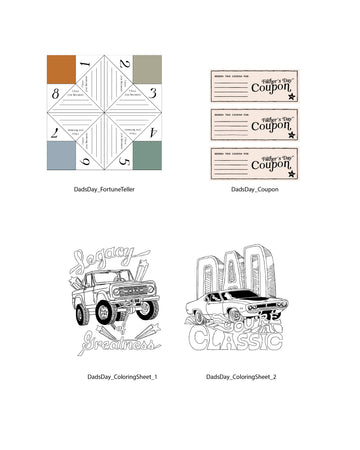 Father's Day Tags and Flags (Vol.4)