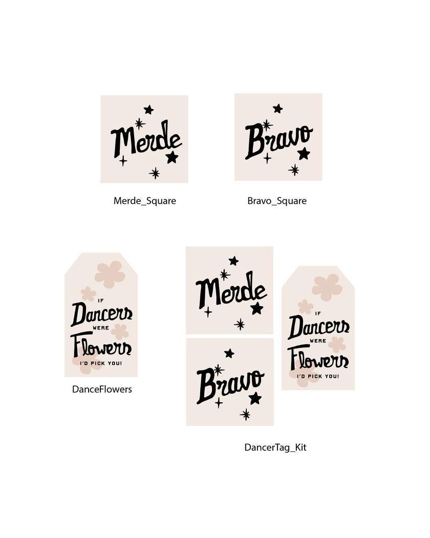 Dance School Tags and Flags (Vol.1)