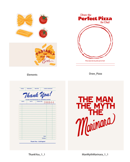 Father's Day Tags & Poster (Vol. 6)