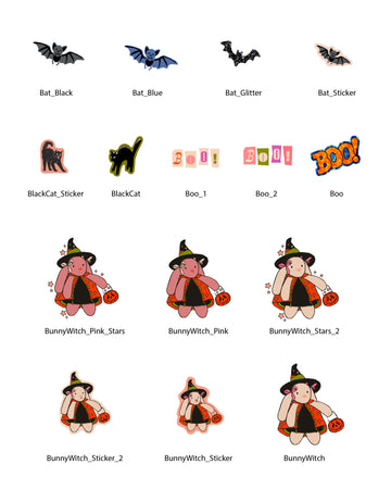 Halloween Elements (Vol.4) - Set (Graphic Elements)