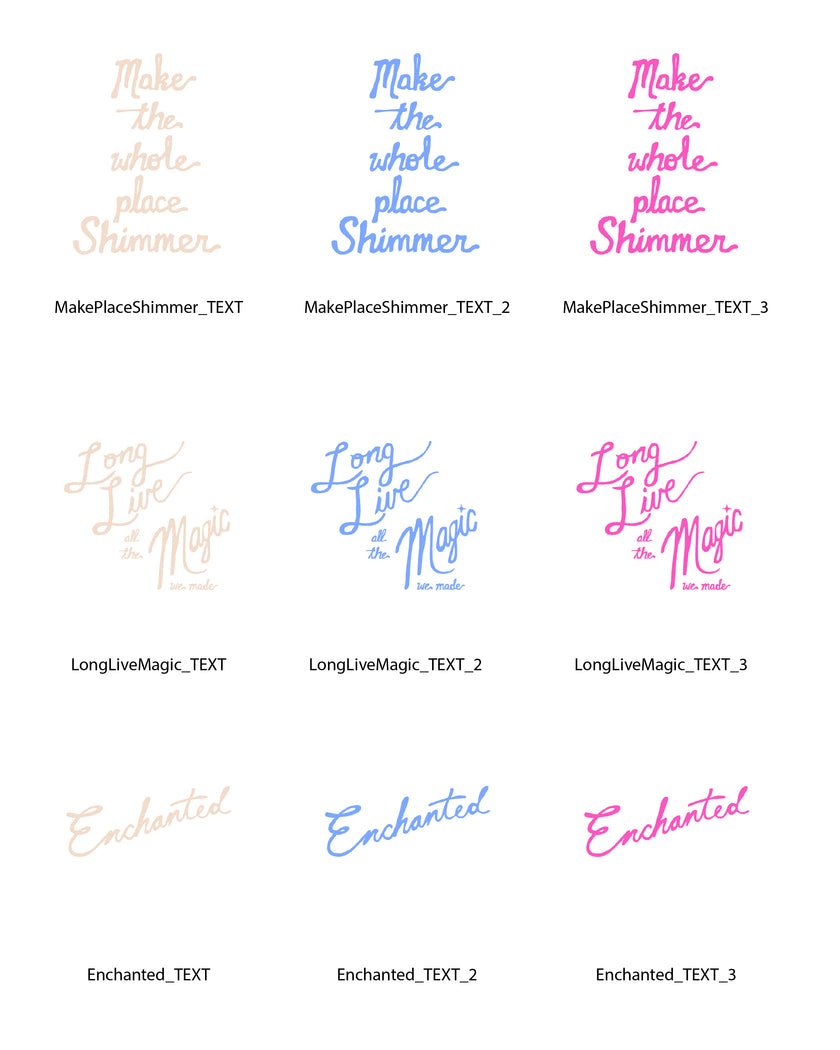 Enchanted Elements - Set (Graphic Elements)