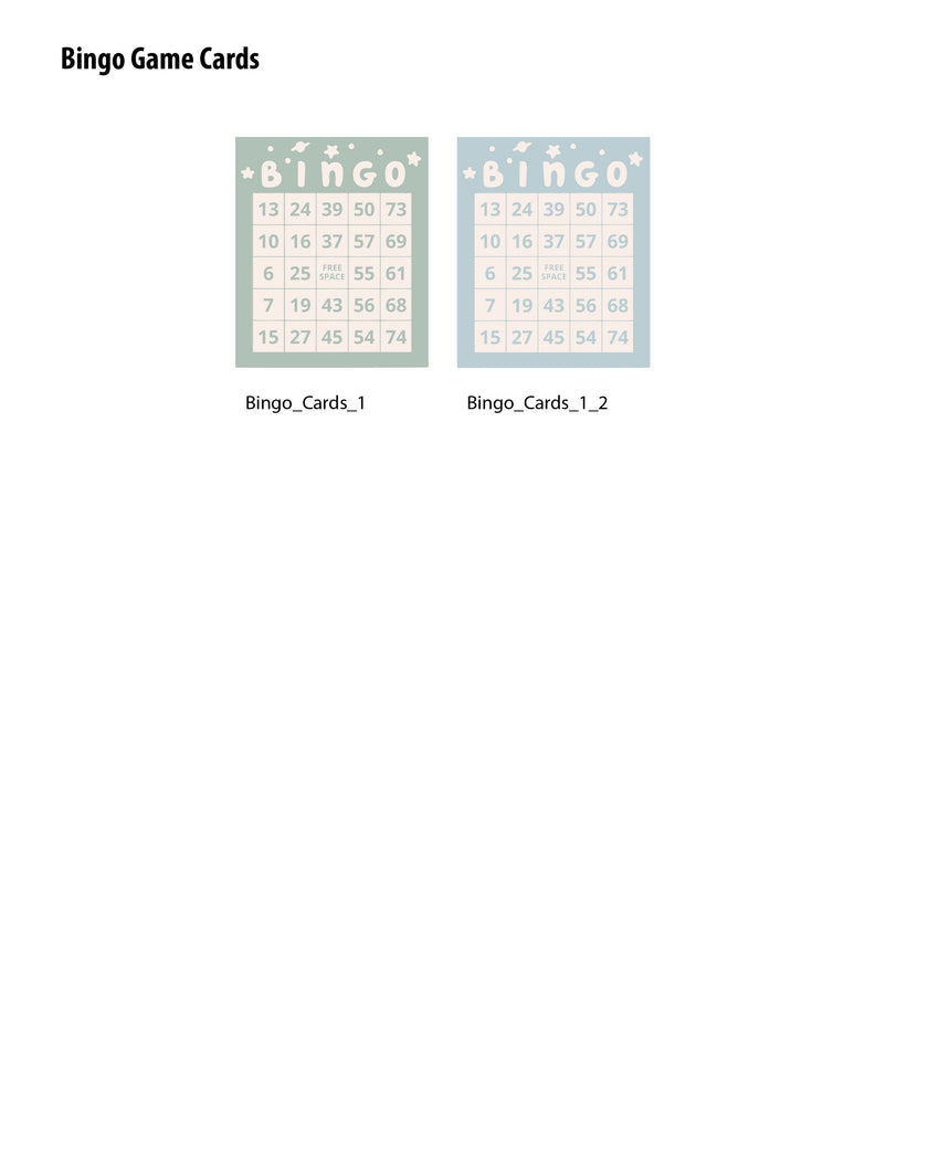 Blue-ish Party Tags and Flags