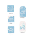 Frozen Birthday Tags and Flags in collaboration with @myfourwonders