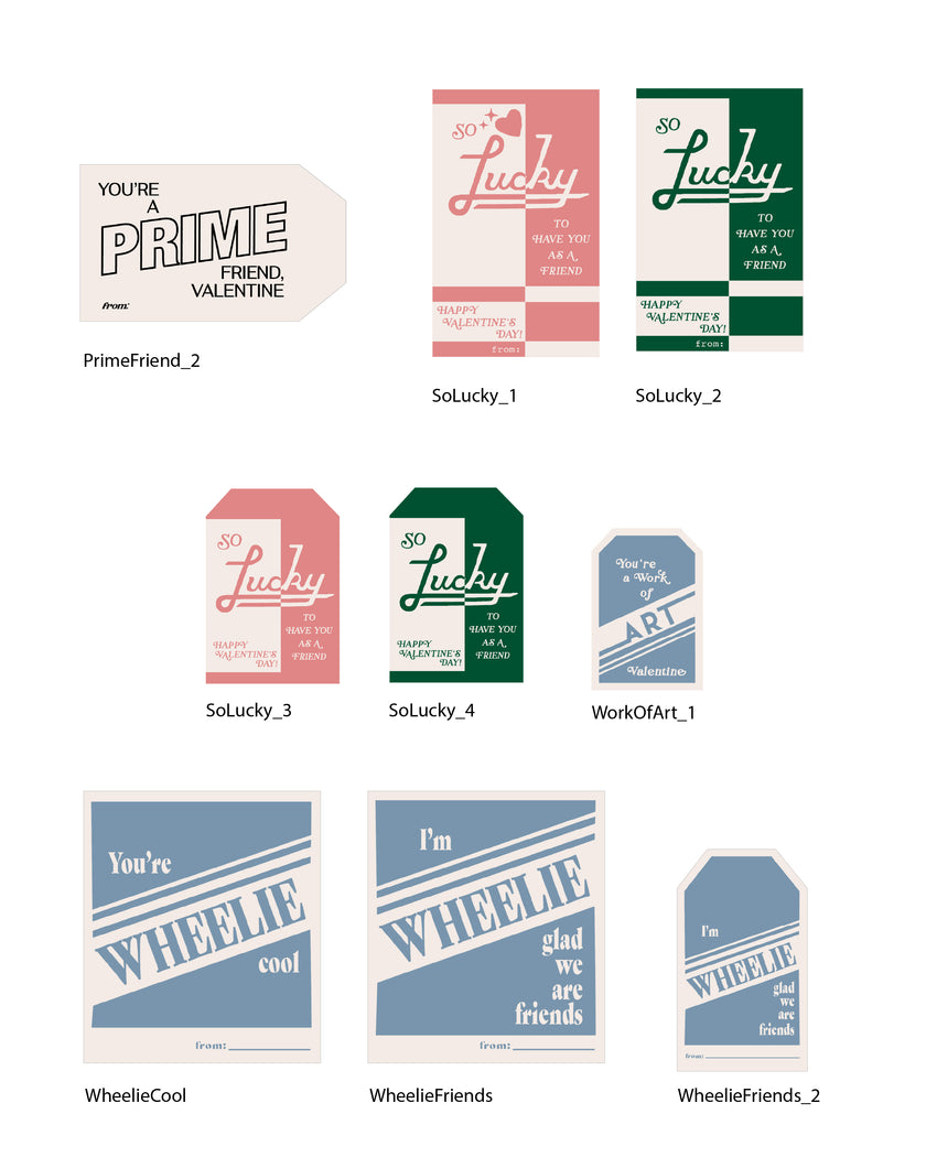 Valentine's Tags, Flags - (Vol.5) Part II