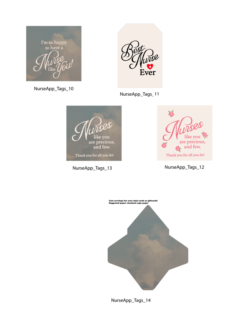 Happy Nurses Week Tags and Flags (Vol.3)