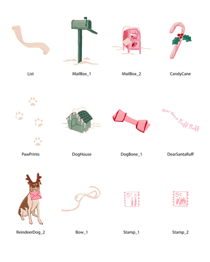 Christmas Elements (Vol.6) - Set (Graphic Elements)