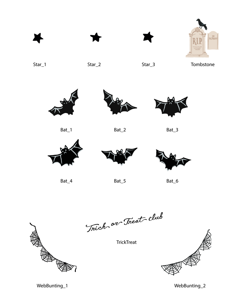 Halloween Elements (Vol.6.2) - Set (Graphic Elements)