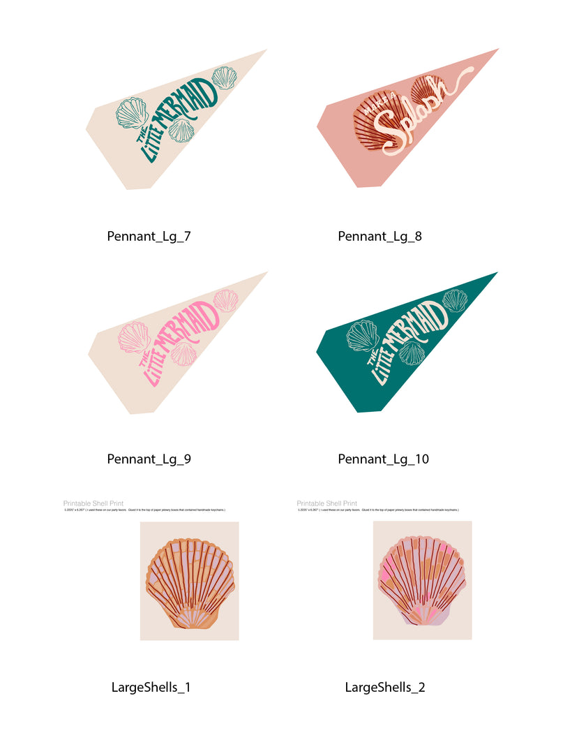 Mermaid Tags and Flags (Vol.3)