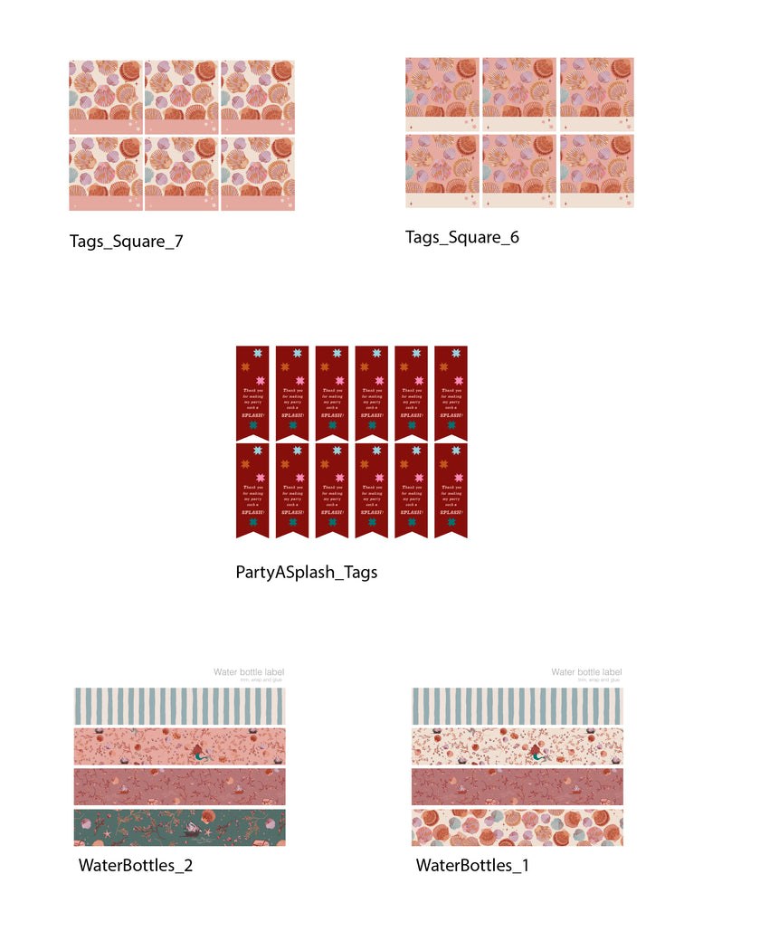 Mermaid Tags and Flags (Vol.3)