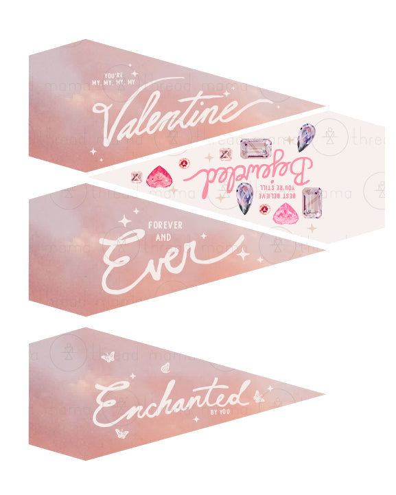 Valentine's Tags, Flags - (Vol.5)