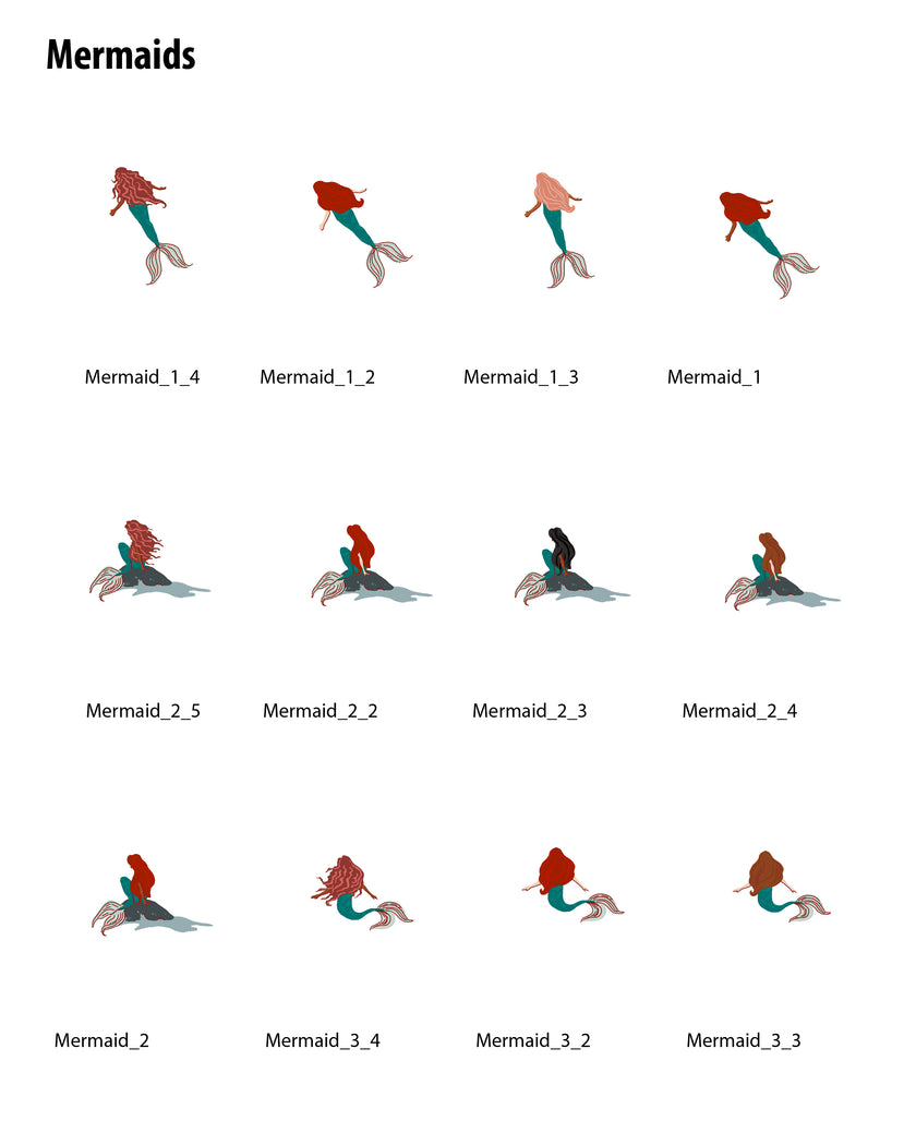 Summer Graphic Elements - Set (Vol.4)