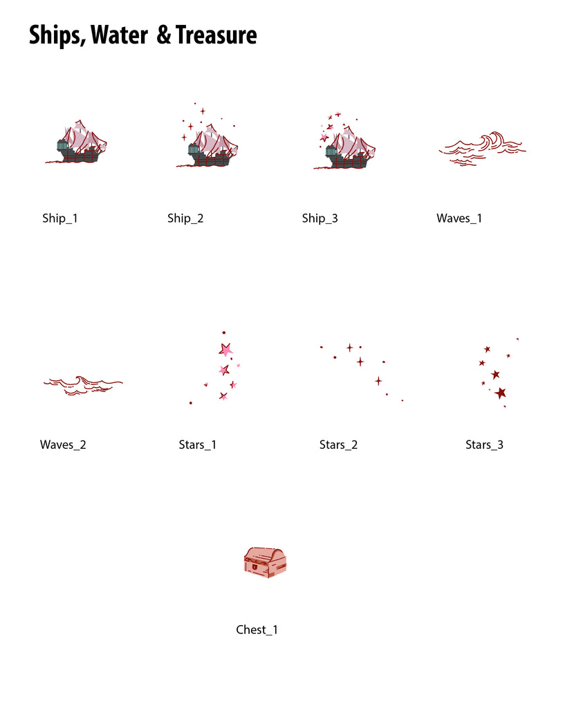 Summer Graphic Elements - Set (Vol.4)