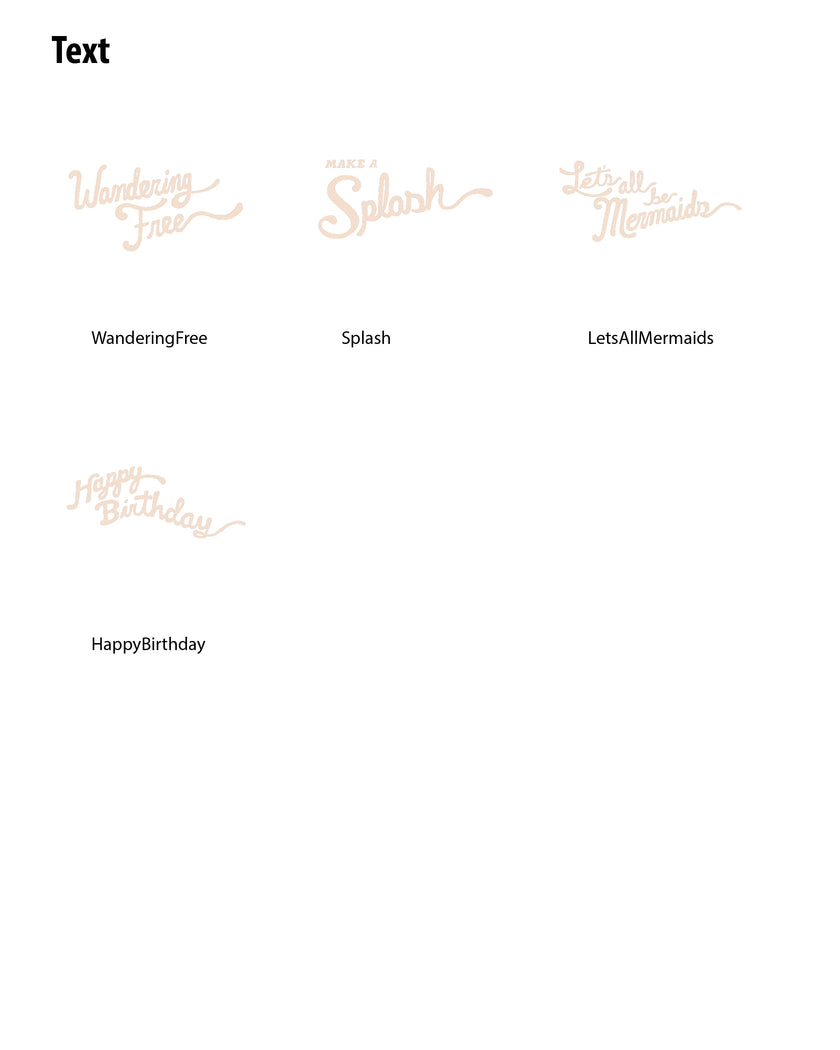 Summer Graphic Elements - Set (Vol.4)