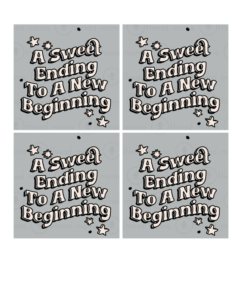 New Year's Eve Tags, Flags - (2026)