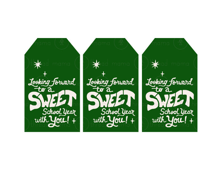 Back To School - Teacher Gift Tags and Flags (Vol.4)