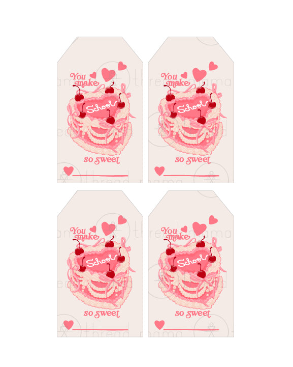 Teacher Valentine's Tags - (Vol.5)