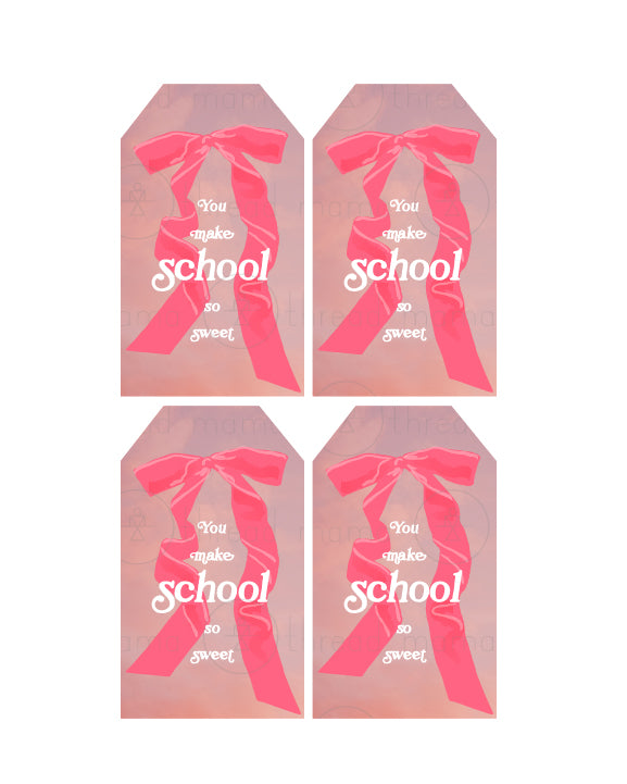 Teacher Valentine's Tags - (Vol.5)