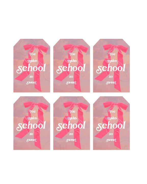 Teacher Valentine's Tags - (Vol.5)