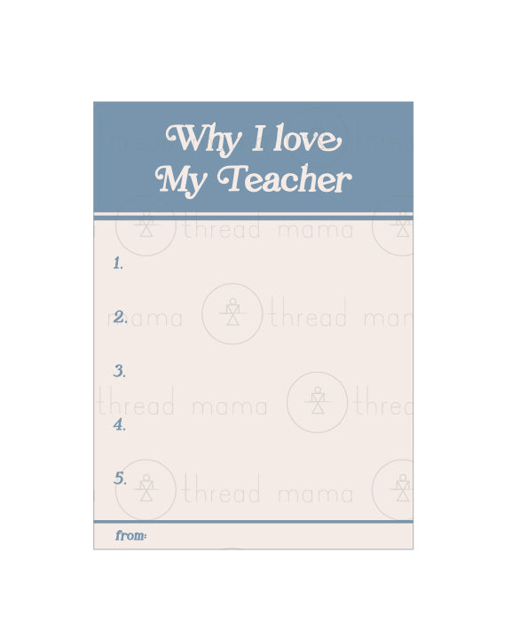 Teacher Valentine's Tags - (Vol.5)