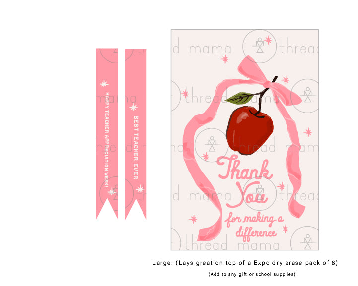 Teacher Appreciation Tags and Flags (Vol.5)