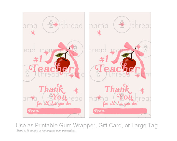 Teacher Appreciation Tags and Flags (Vol.5)