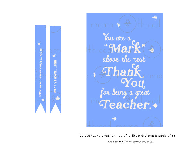 Teacher Appreciation Tags and Flags (Vol.5)
