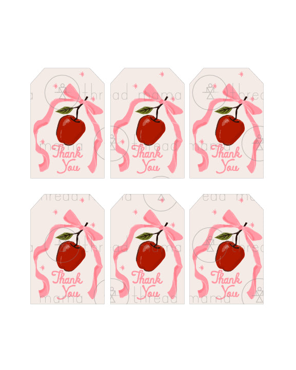 Teacher Appreciation Tags and Flags (Vol.5)