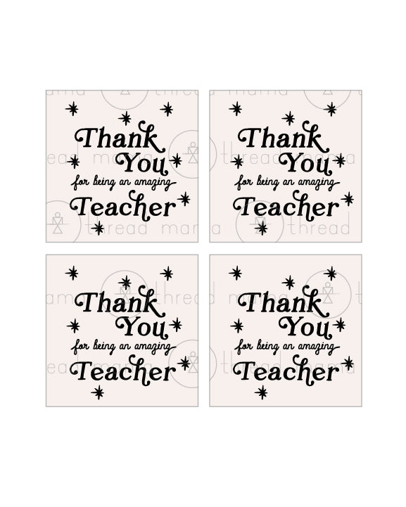 Teacher Appreciation Tags and Flags (Vol.5)