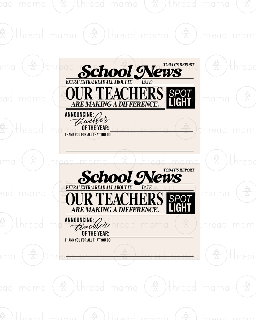 Teacher Appreciation Tags and Flags (Vol.6)