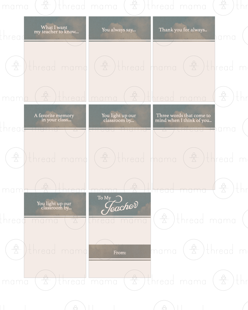 Teacher Appreciation Tags and Flags (Vol.6)