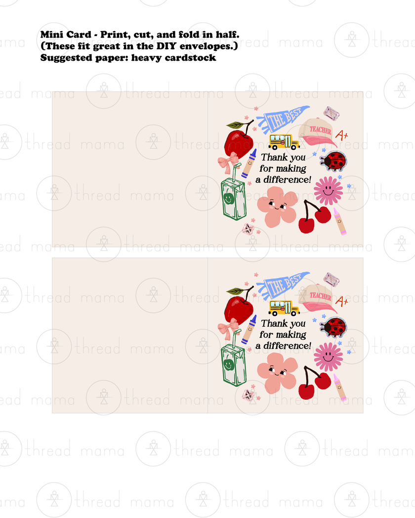 Teacher Appreciation Tags and Flags (Vol.6)