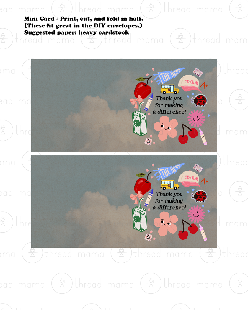 Teacher Appreciation Tags and Flags (Vol.6)