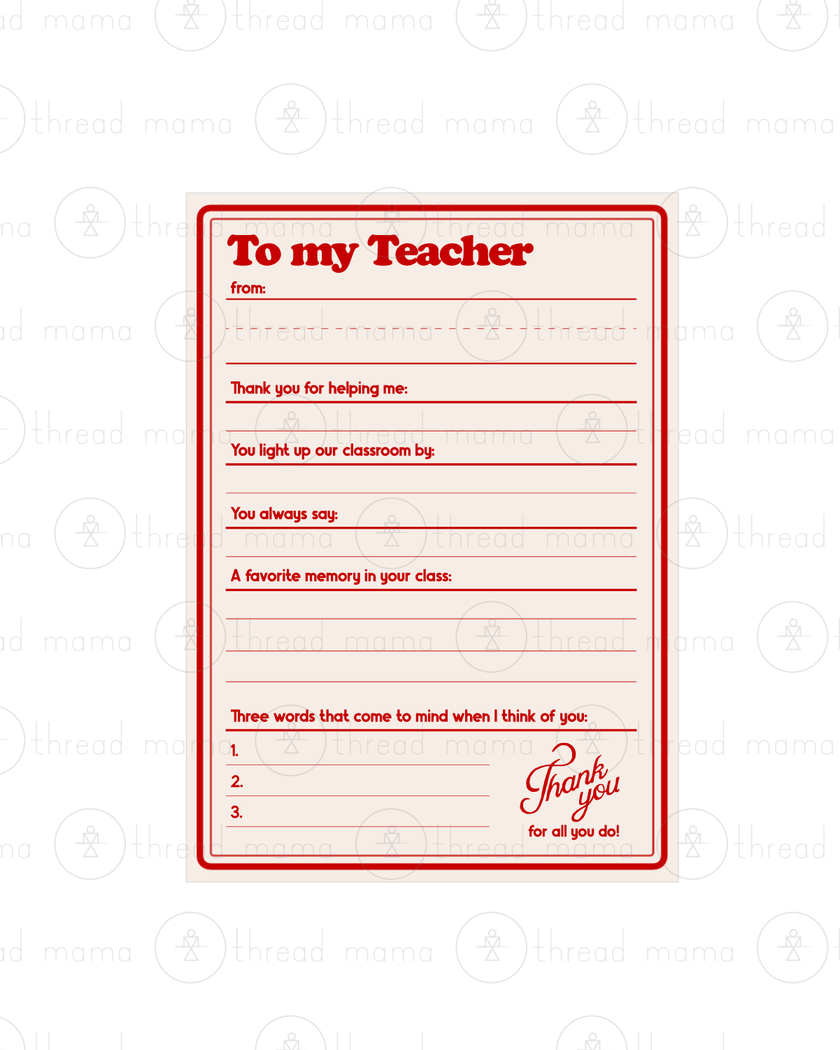 Teacher Appreciation Tags and Flags (Vol.6)