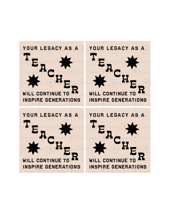 Teacher Appreciation Tags and Flags (Vol.3)