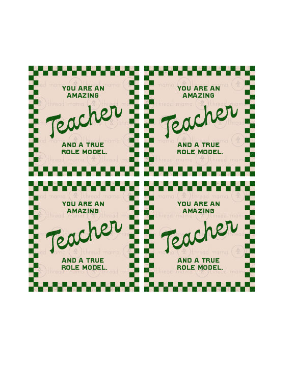 Teacher Appreciation Tags and Flags (Vol.3)