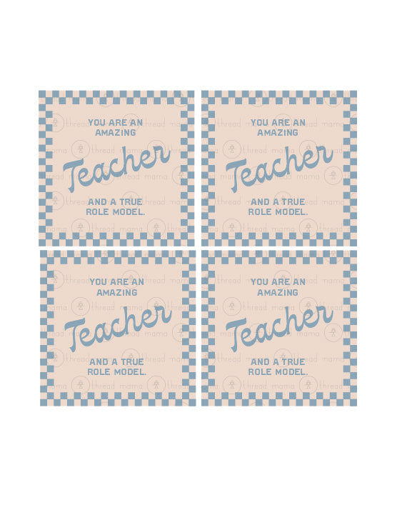 Teacher Appreciation Tags and Flags (Vol.3)