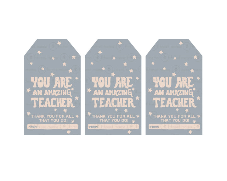 Teacher Appreciation Tags and Flags (Vol.3)